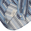 Finnieston W Vancouver Summer Shirt - Blue Stripe Thumbnail