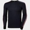 Helly Hansen Men's LIFA® Stripe Crew Base Layer - Navy Thumbnail