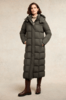 Holland Cooper Carrington Longline Coat - Dark Olive Thumbnail