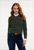 Holland Cooper Country Crew Neck  - Forest Thumbnail