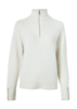 Holland Cooper Tori Half Zip Knit - Natural Thumbnail