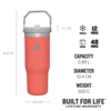 Stanley Iceflow Flip Straw Tumbler - Guava Thumbnail