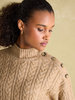 Joules Betsy Cable Jumper  - Camel  Thumbnail