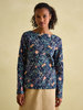 Joules Harbour Top  - Navy Floral  Thumbnail