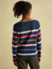 Joules New Harbour Top - Navy & Cream Multi Striped Thumbnail