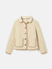 Joules Sadie Fleece Jacket  - Cream Thumbnail