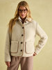 Joules Sadie Fleece Jacket  - Cream Thumbnail