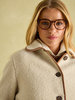 Joules Sadie Fleece Jacket  - Cream Thumbnail