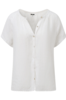 Mistral Button Through Linen Blouse - White Thumbnail