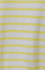 Mistral Stripe 2 Pocket Slash Neck Tee  - Yellow Ecru Thumbnail