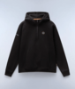 Napapijri Badge Hoodie  - Black Thumbnail