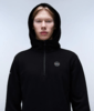 Napapijri Badge Hoodie  - Black Thumbnail