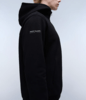 Napapijri Badge Hoodie  - Black Thumbnail