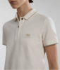 Napapijri Nina Short Sleeve Polo Shirt - Whisper White Thumbnail