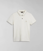 Napapijri Nina Short Sleeve Polo Shirt - Whisper White Thumbnail