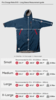 Red Long Sleeve Pro Change Robe EVO  - Navy Thumbnail