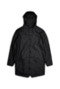 Rains Long Jacket 1202 - Black Thumbnail