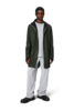 Rains Long Jacket - Green Thumbnail