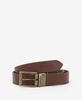 Barbour Reversible Tartan Leather Belt - Classic Tartan/Brown Thumbnail