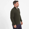 Schöffel Calton Cotton Cashmere Cable ¼ Zip Jumper - Loden Thumbnail