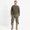 Schöffel Lambswool Crew Neck  - Moss Thumbnail