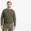 Schöffel Lambswool Crew Neck  - Moss Thumbnail