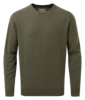 Schöffel Lambswool Crew Neck  - Moss Thumbnail