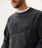 R.M.Williams Script Crew Neck - Charcoal Thumbnail