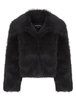 SRG Women's Shivata Faux Fur Jacket - Black  Thumbnail