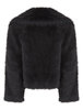 SRG Women's Shivata Faux Fur Jacket - Black  Thumbnail