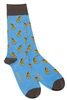 Swole Panda Bamboo Socks - Giraffe Thumbnail