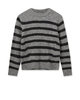 MOS MOSH Thora Stripe Knit - Sharkskin Thumbnail