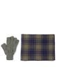 Barbour Tartan Scarf & Glove Gift Set - Classic Thumbnail