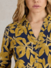 White Stuff Annie Jersey Shirt - Navy Print Thumbnail