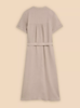 White Stuff Hazel Linen Blend Dress - Light Natural  Thumbnail