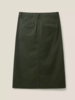 White Stuff Penny Midi Skirt - Mid Green Thumbnail