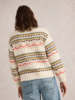 White Stuff Piper Pointelle Jumper  - White Multi Thumbnail