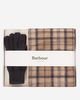 Barbour Wool Tartan Scarf & Glove Gift Set - Trench Thumbnail