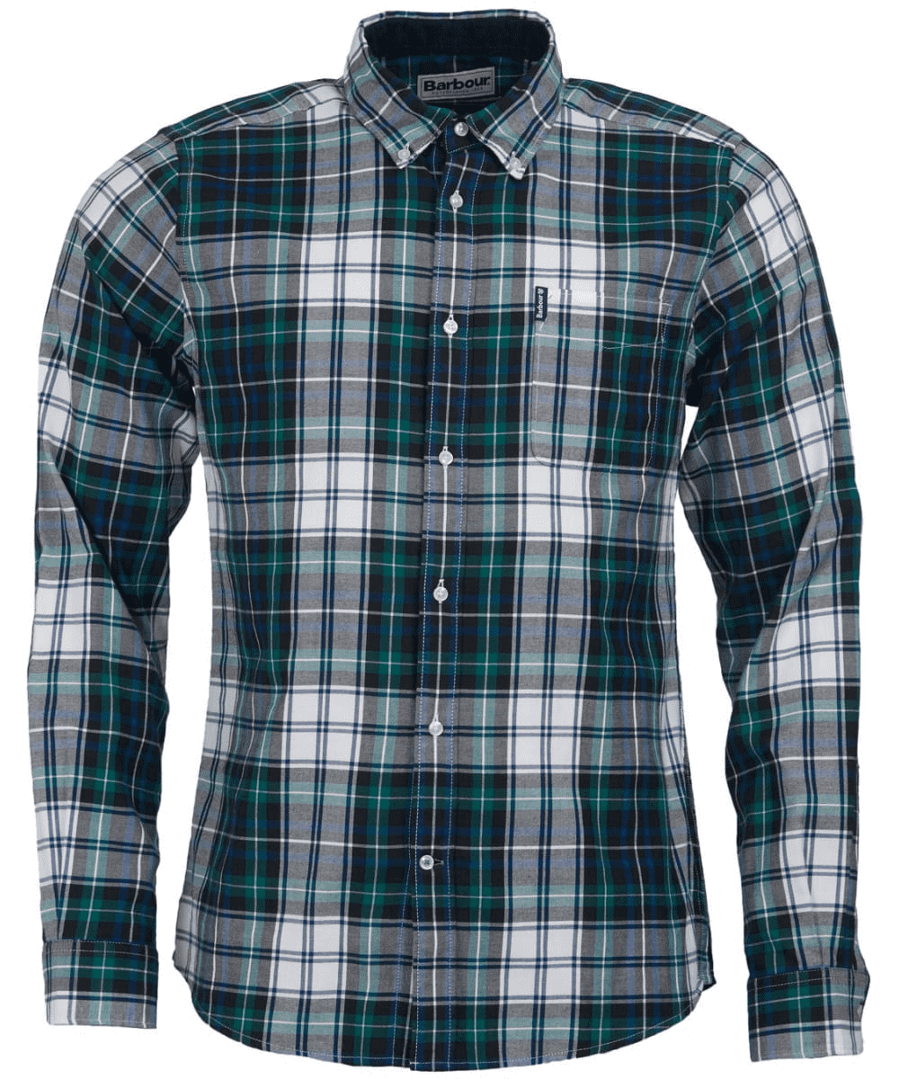 barbour highland check 20 tailored shirt