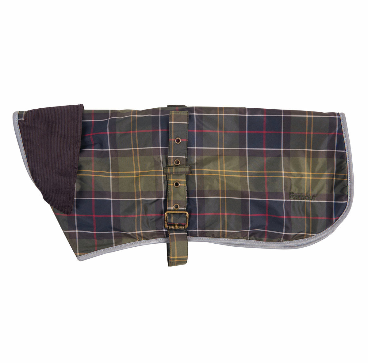 barbour tartan dog coat pink