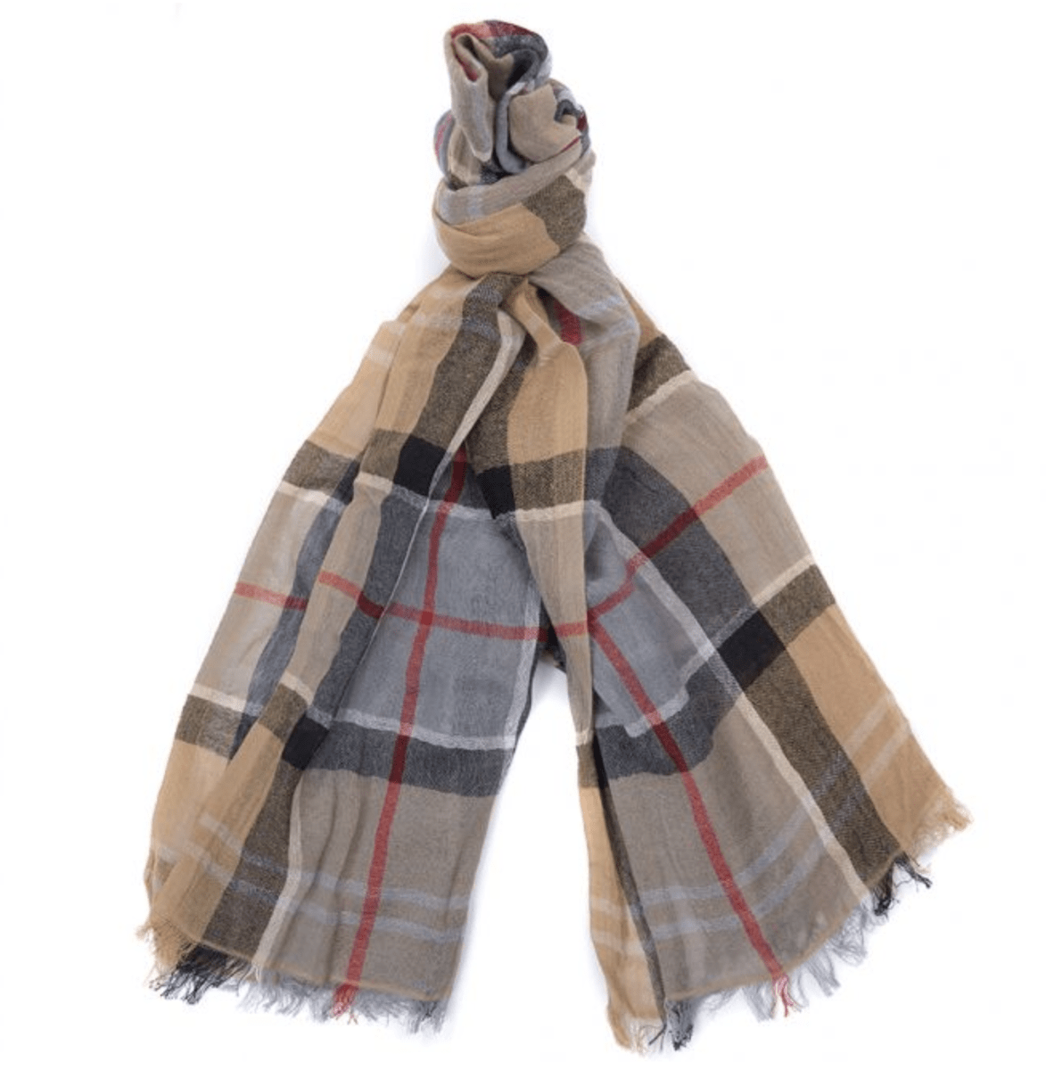 barbour tweed scarf