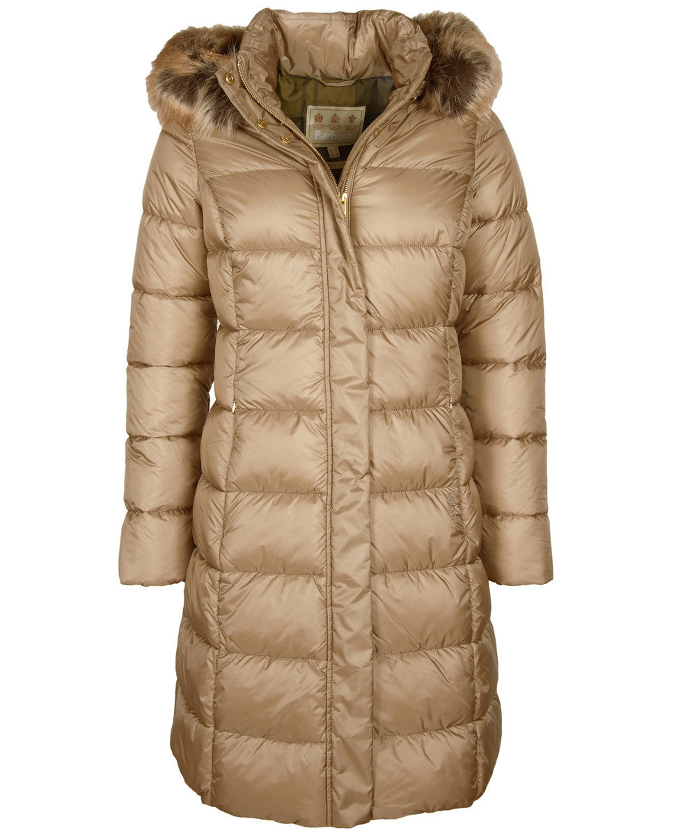 long quilted barbour coat