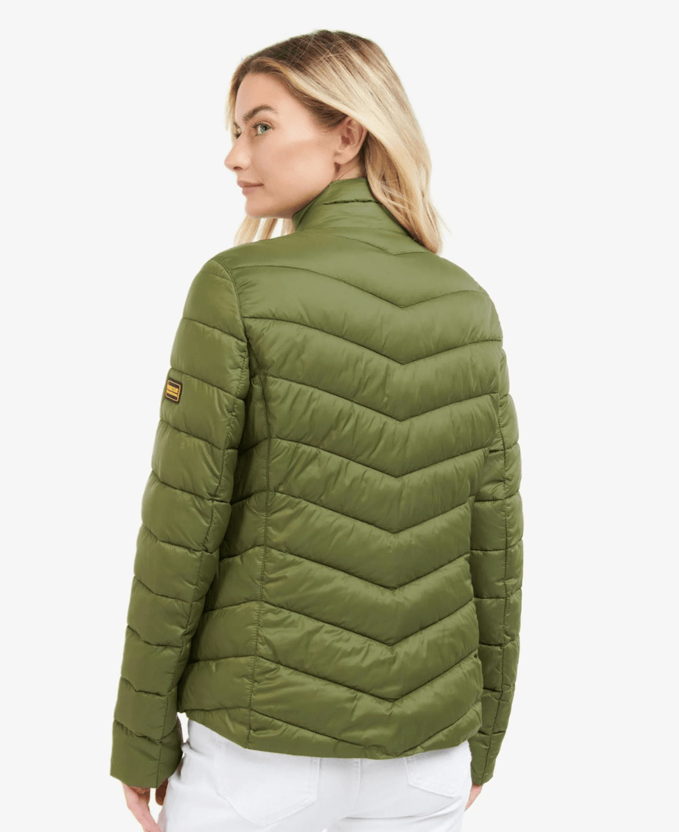 Barbour aubern best sale chevron quilted jacket